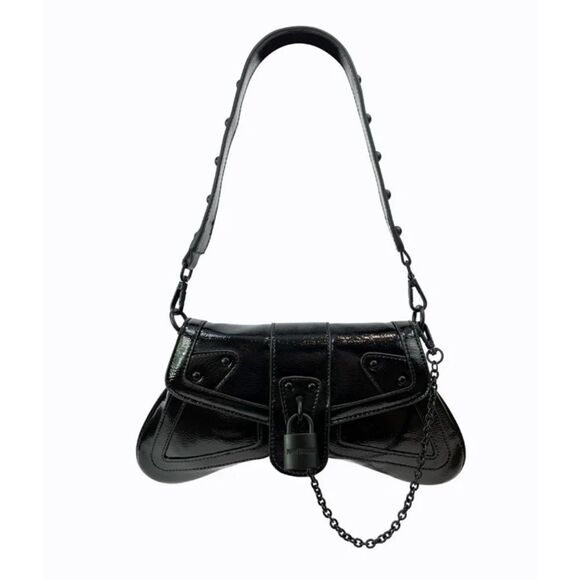 Poppy Lissiman MERLIN Shoulder Bag in  BLACK - Picture 2 of 8